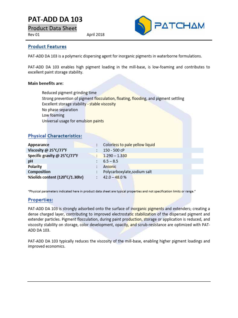 PDS-PAT-ADD-DA-103 | PDF