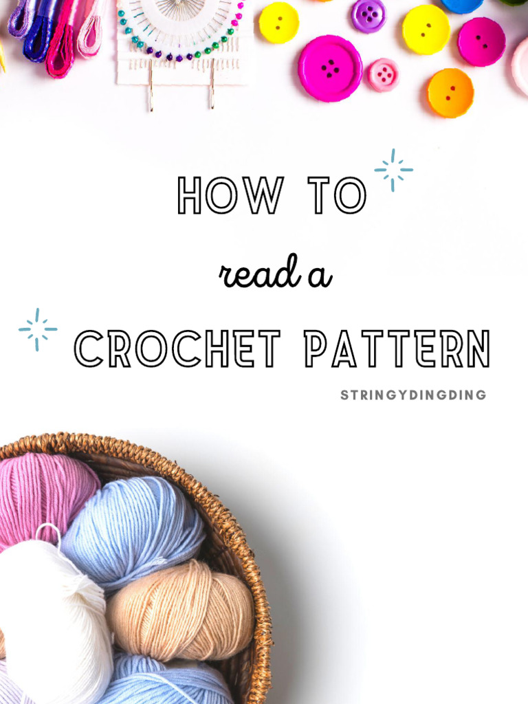 Crochet Pattern Reading Guide | PDF | Crochet | Teaching Methods ...