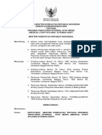 KMK No. 631 Ttg Pedoman Peraturan Internal Staf Medis (Medical Staff Bylaws) Di RS