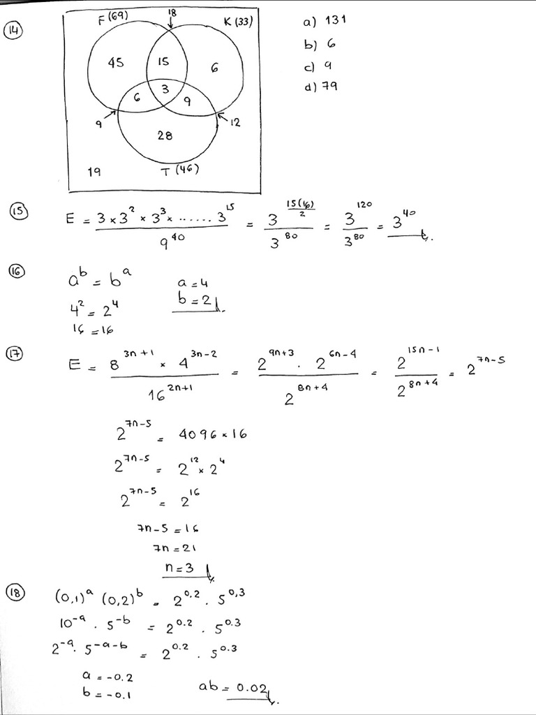 Solucion de La 14 A La 24 | PDF
