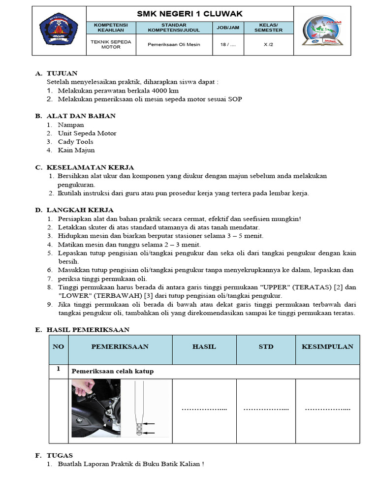 Job Sheet 18 | PDF
