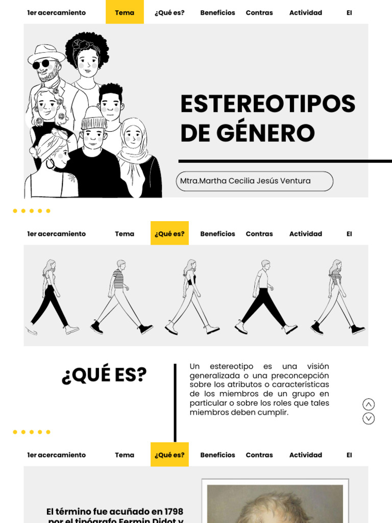 Segunda Sesión | PDF | Estereotipos | Relaciones personales, crianza y ...
