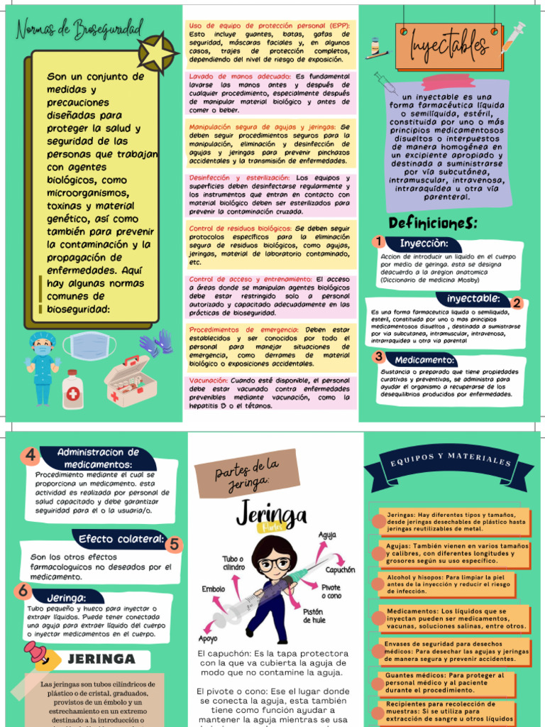 Triptico Inyectables | PDF