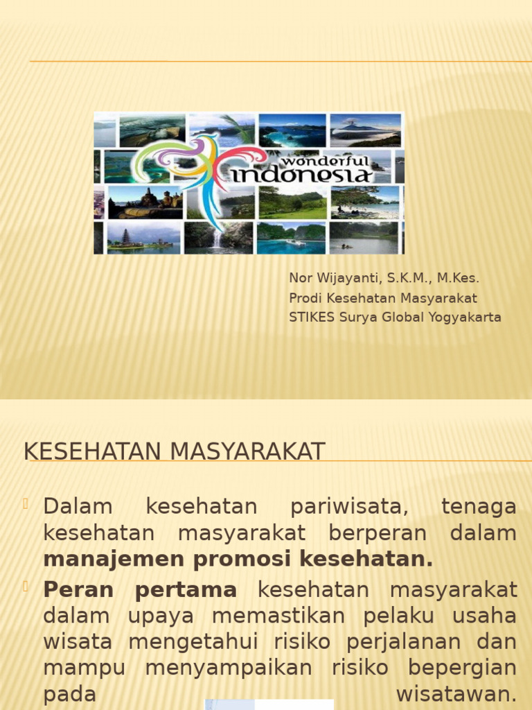 gaya hidup, kesehatan, dan pariwisata