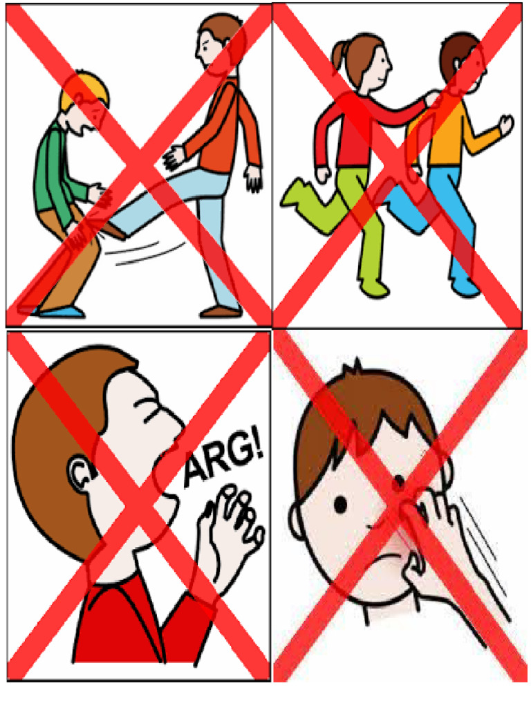 Pictogramas de Lo Quen Se Puede y No Hacer | PDF