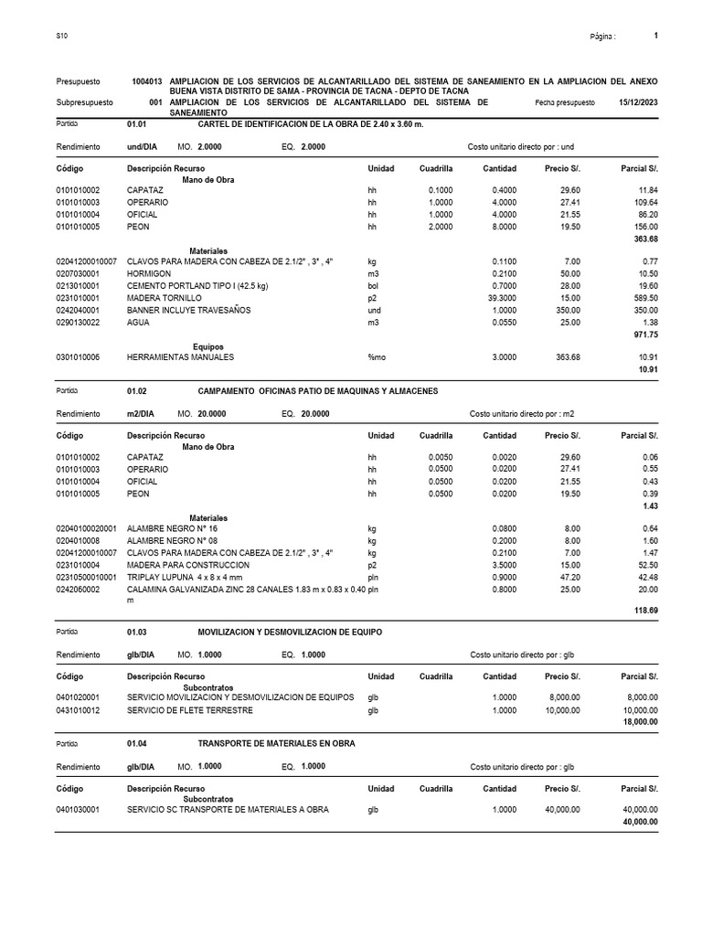 Acu Corregido | PDF
