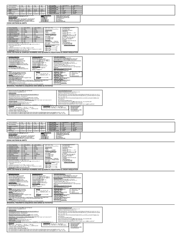 MATHEMATICS ExC NOTES-2 | PDF