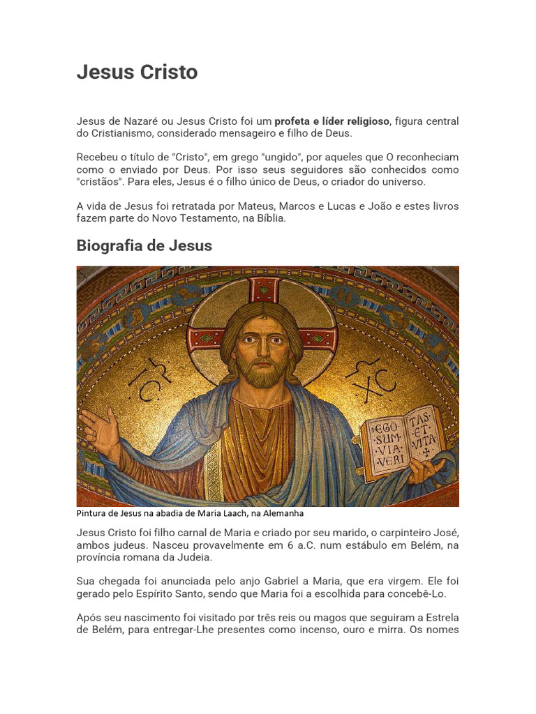 Jesus Cristo | PDF