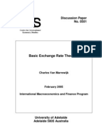 Basic Exchange Rate Theories: Discussion Paper No. 0501