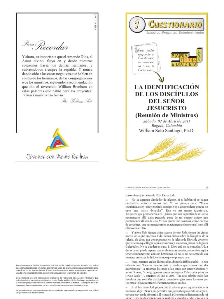 Amor y Unidad en la Fe Cristiana | PDF | Cristo (título) | Amor