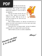 Carta Para Encontrista