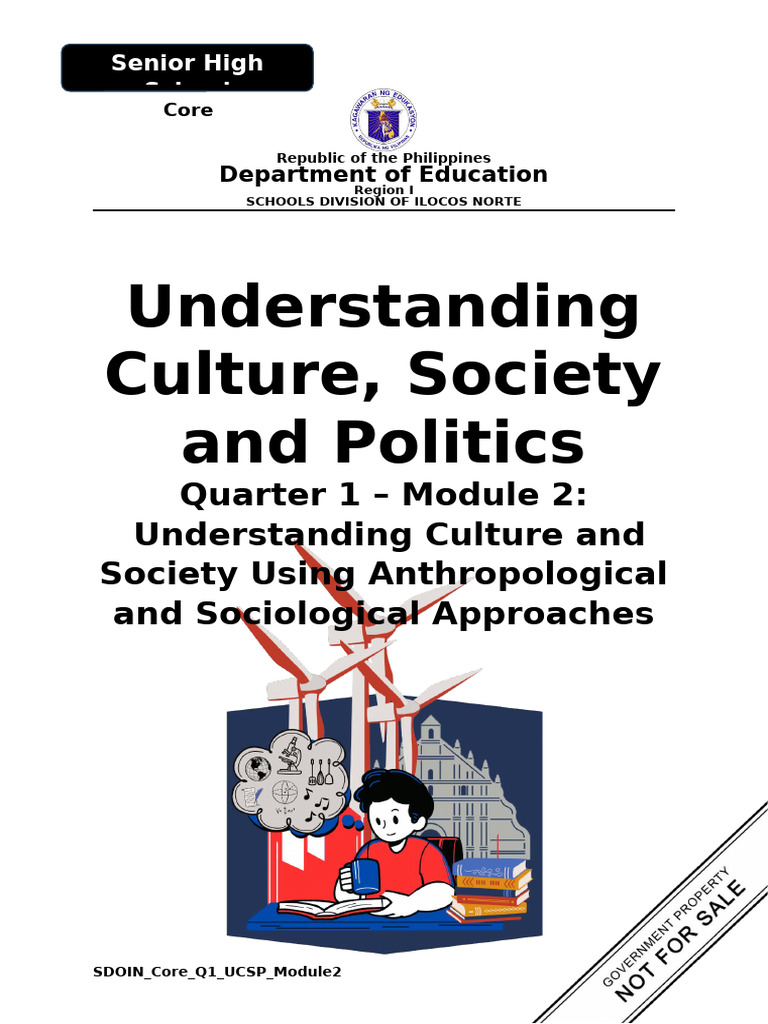 CORE UCSP12 Q1 Mod2 W2 Understanding Society and Culture | PDF