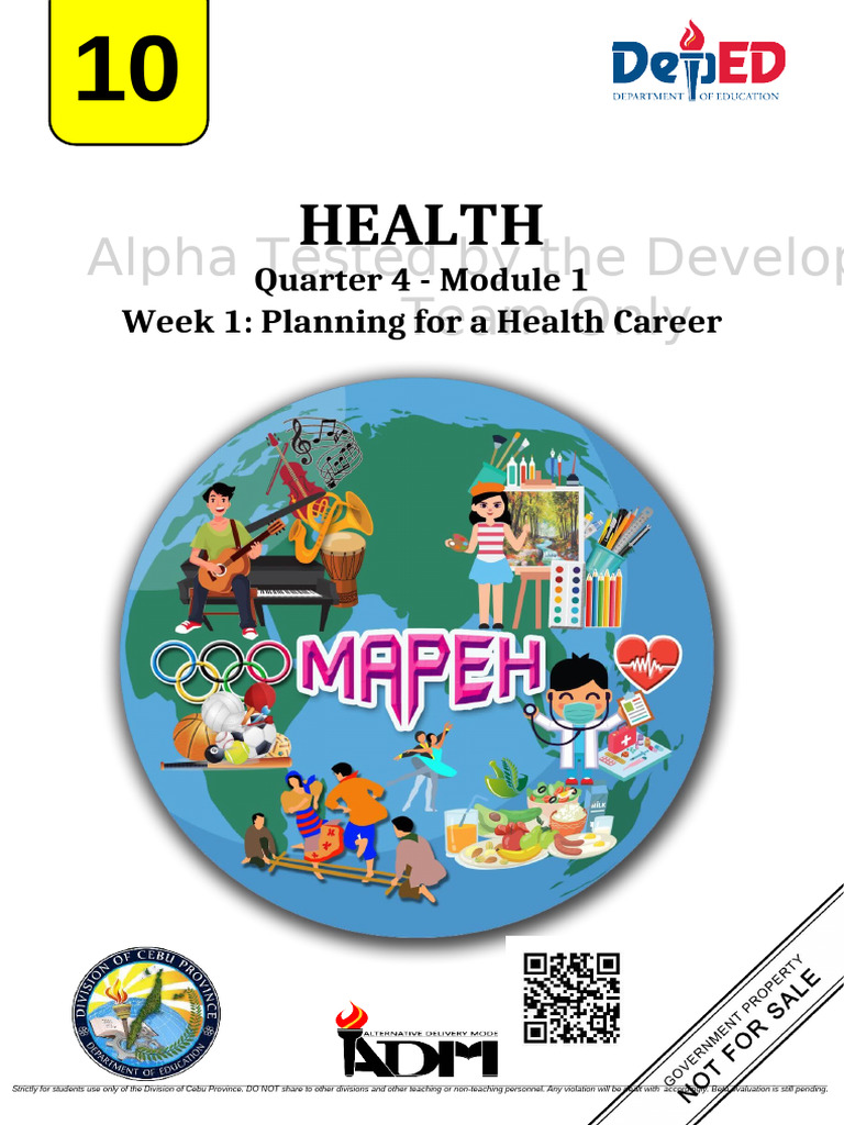 (Word) Copy of q4 Health 10 Module 1 Week 1.alpha Tested | PDF