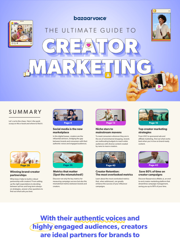 Ultimate Guide To Creator Marketing Compress | PDF