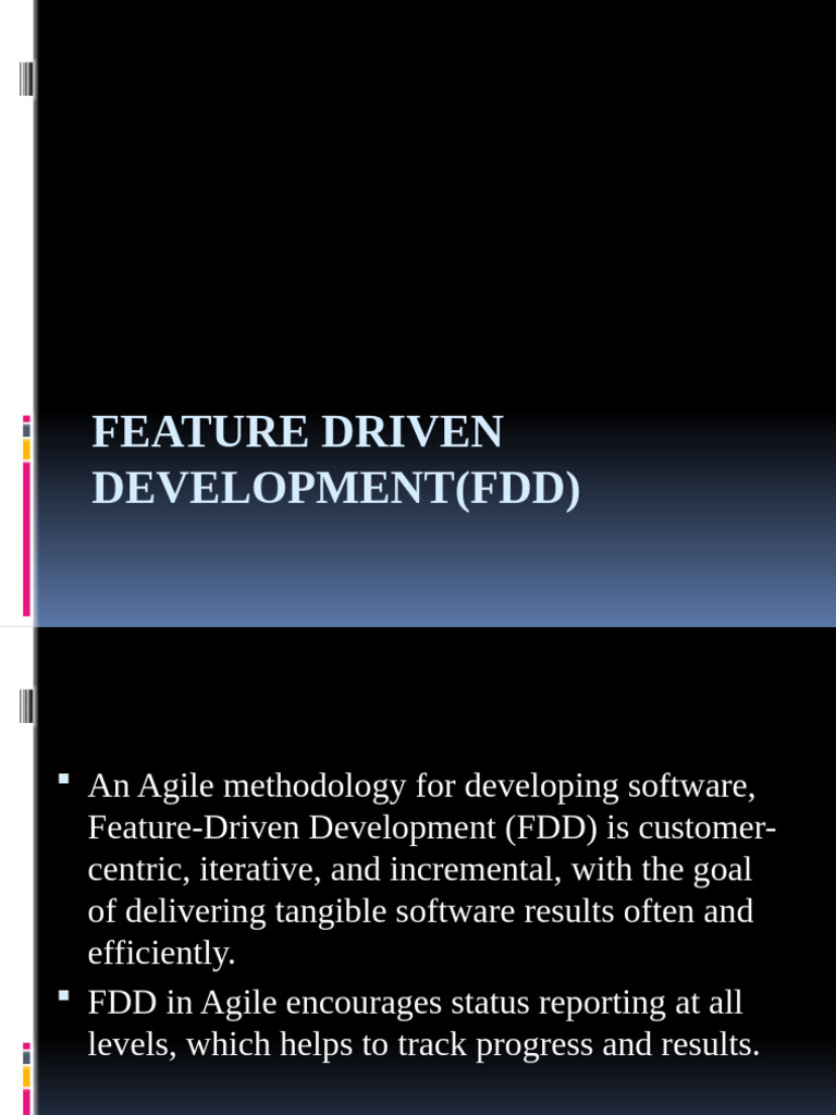 Feature Driven Development (FDD) | PDF