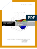 Cálculo diferencial e integral con MATLAB (tutorial)