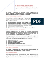 7CLASIFICACIÓN DE LOS PAPELES DE TRABAJO