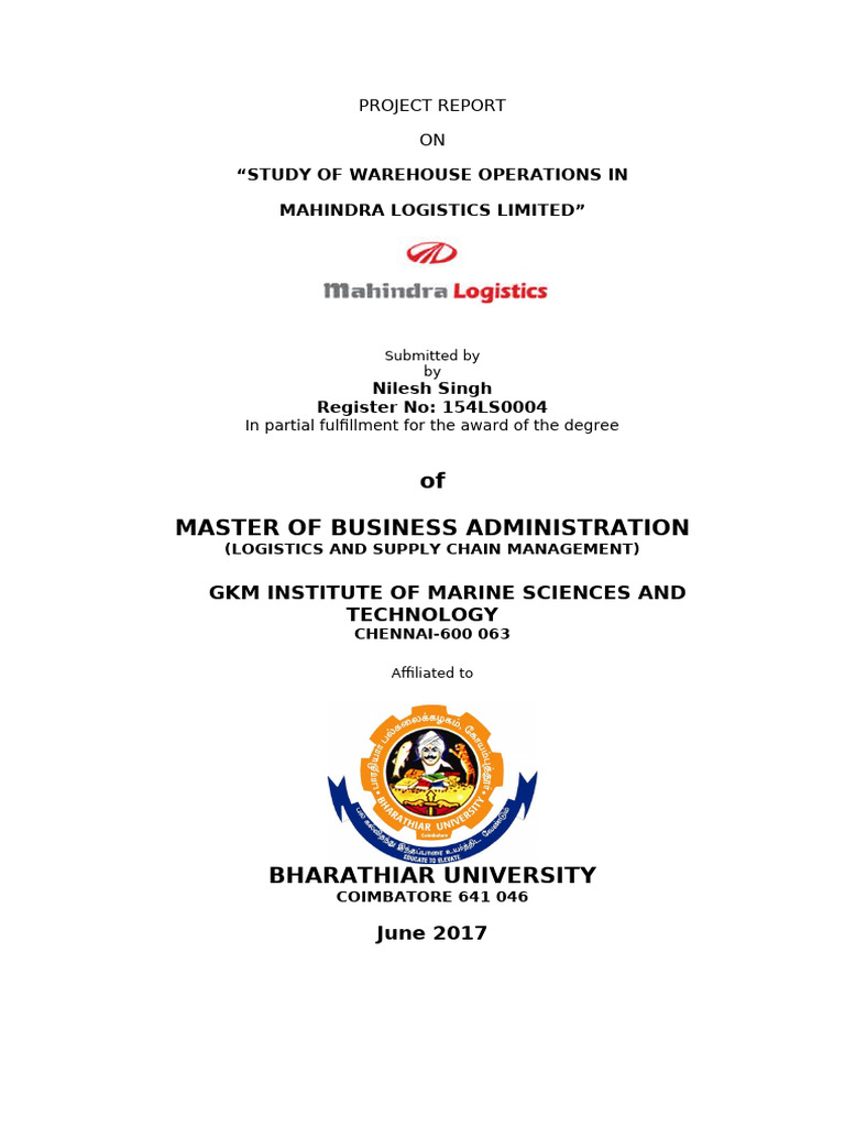 MBA Project | PDF