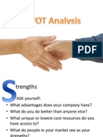 Strengths, Weaknesses, Opportunities and Threats Analysis
