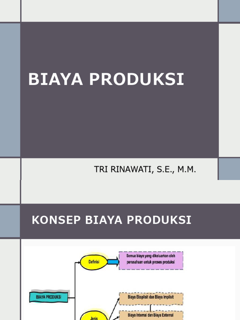Biaya Produksi Pdf