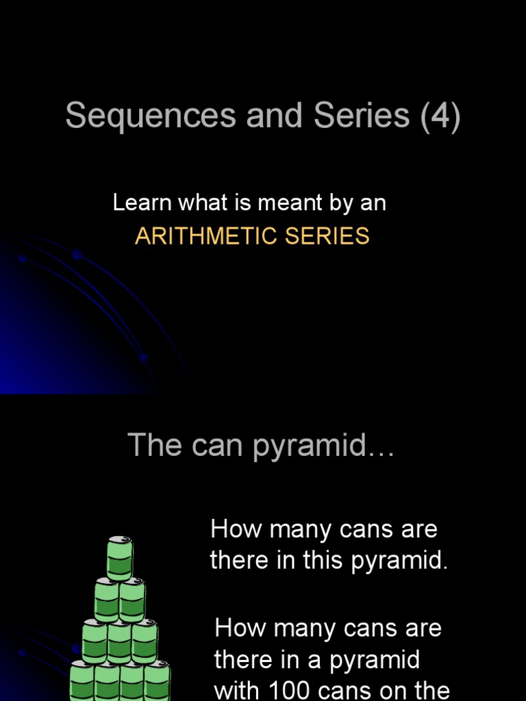 Sequences and Series | PDF | Teaching Methods & Materials | Computers
