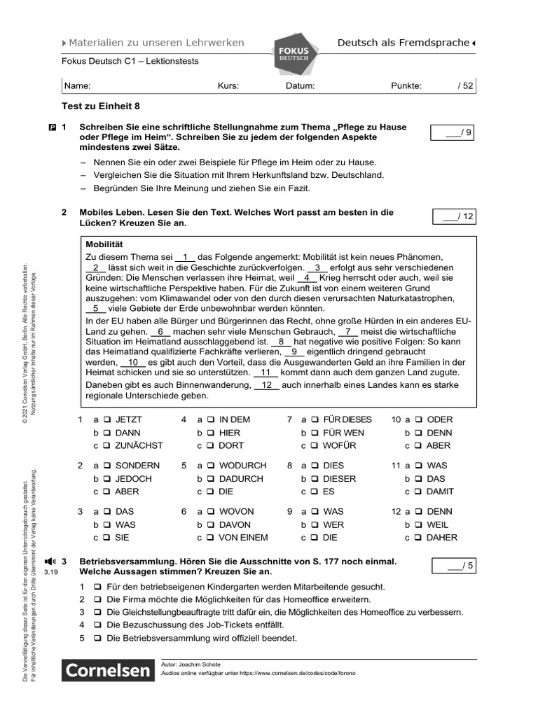 Test 8 | PDF