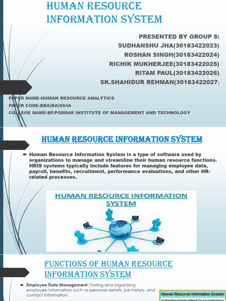 Human Resource Information System | PDF