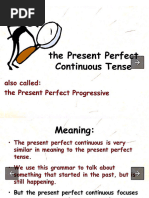 Present Perfect Continuous Guide | PDF | Grammatical Tense | Perfect ...