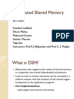 Distributed Shared Memory Distributed Memory