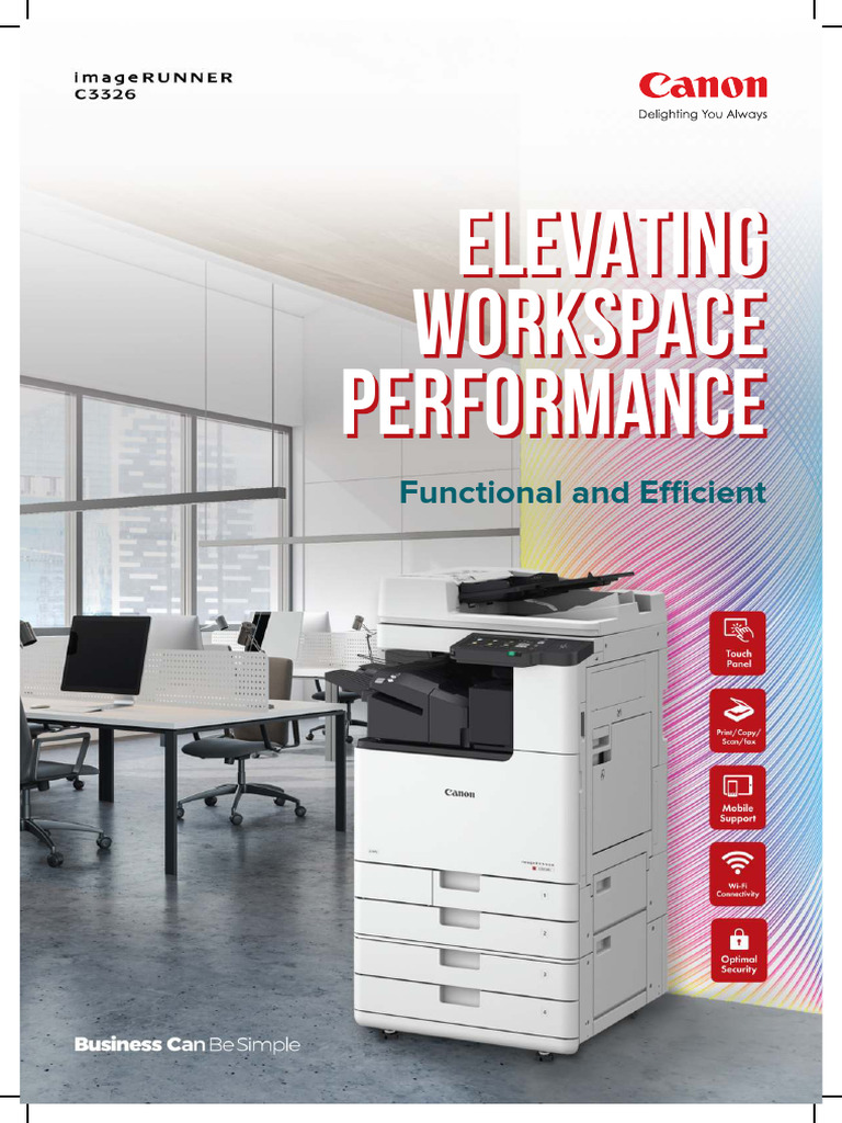 Canon iR+C3326+Brochure+ | PDF