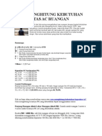 Download Cara Menghitung Kebutuhan Kapasitas Ac Ruangan by Yogi Maulana SN76700656 doc pdf