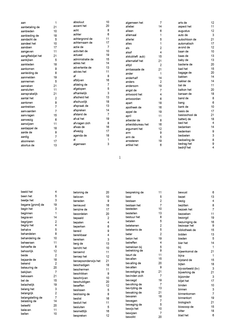 Most Commen Used Words | PDF
