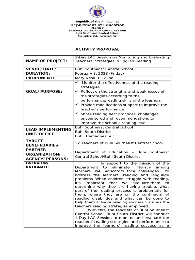 Lac Session English Feb 3 2023 | PDF