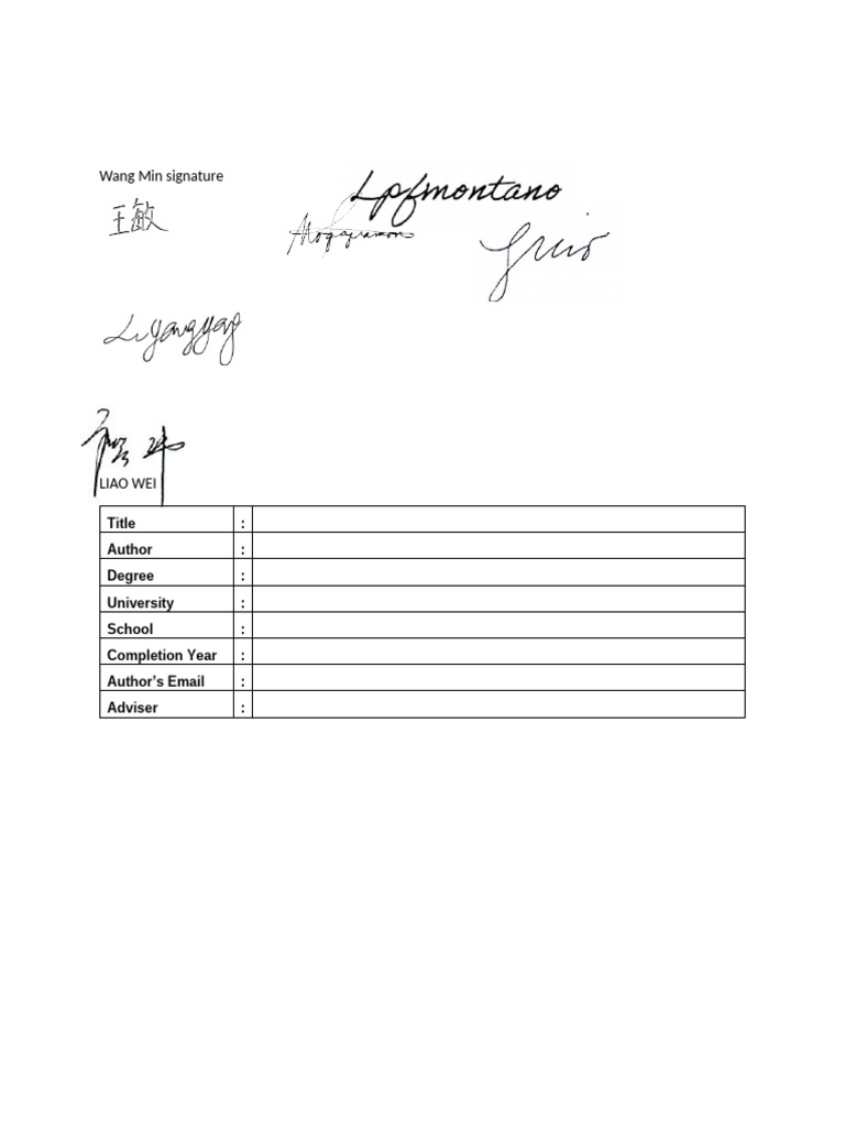 Wang min signature pdf