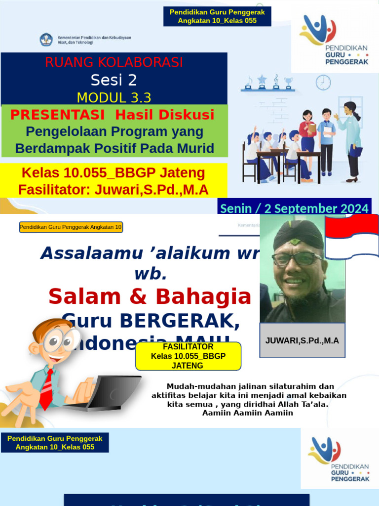 Rukol Sesi 2 - Modul 3-3 - Kelas - Senin - 2 Sept 2024 | PDF