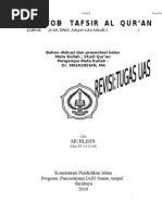 Download Studi Al Quran Met Ode Tafsir Ijmalitahlili Maudzui Muqarin by ULva Ayang SN76702108 doc pdf