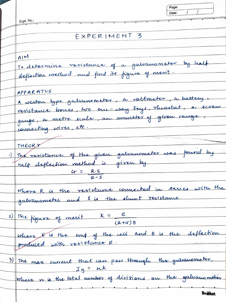 Experiment 3 and 4 | PDF