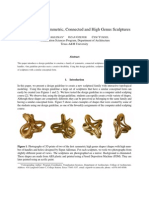 Ergun Akleman, Ozan Ozener and Cem Yuksel- On a Family of Symmetric, Connected and High Genus Sculptures