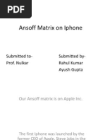 Download Ansoff Matrix on iPhone by rahulk_124 SN76705341 doc pdf