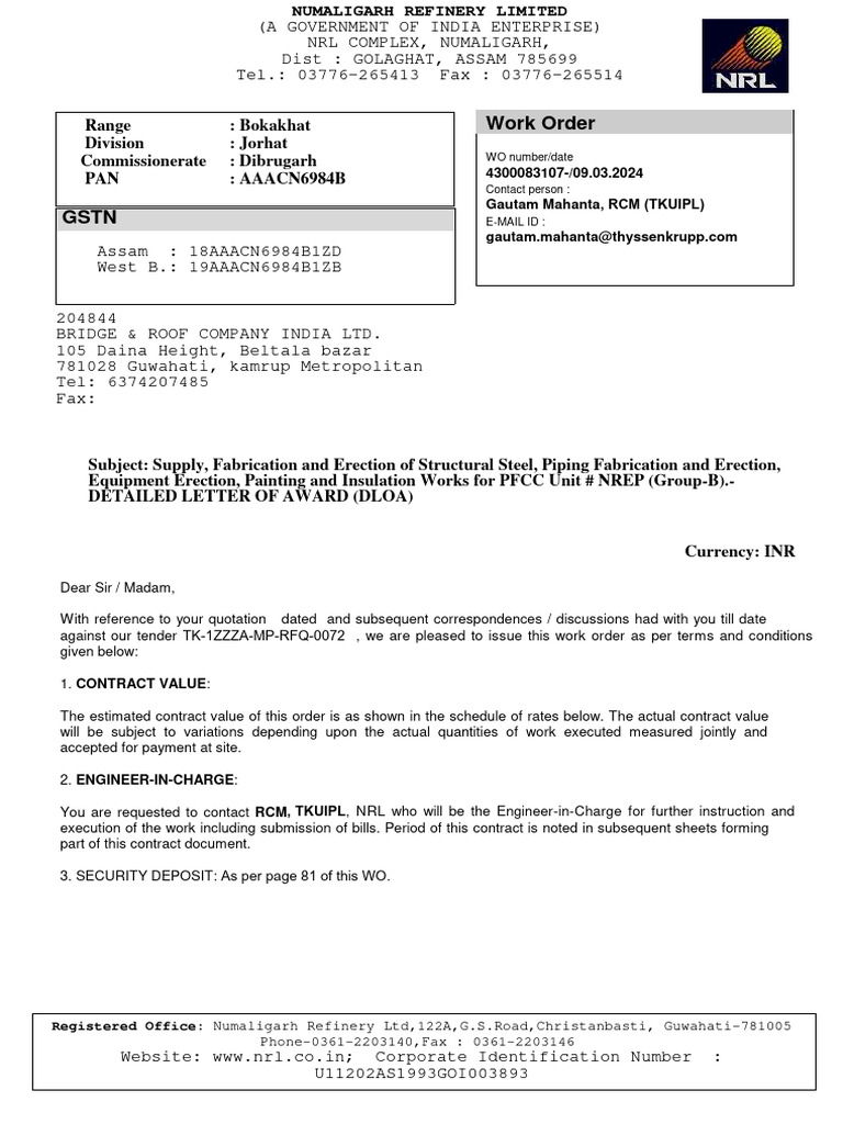 Dloa-4300083107 (B&R) | PDF