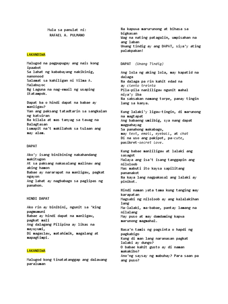 BALAGTASAN | PDF