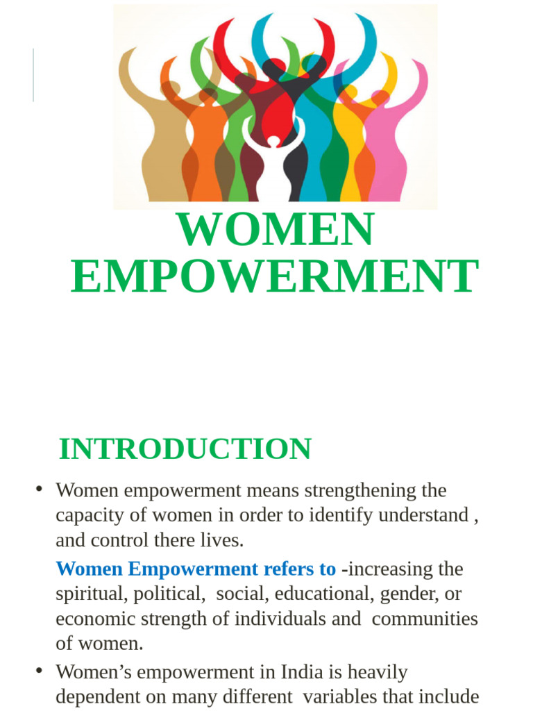 Women Empowerment Pdf