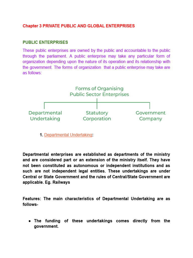 Form of Enterprise | PDF