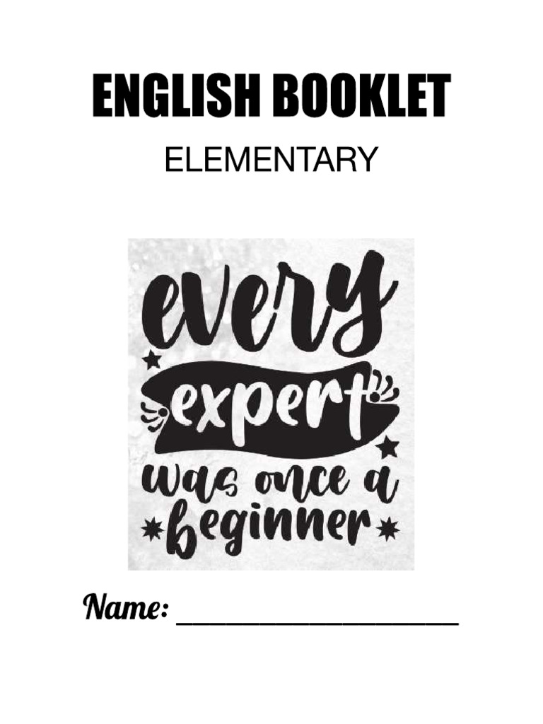 Booklet Level 1 Units 1 And 2 1 Pdf