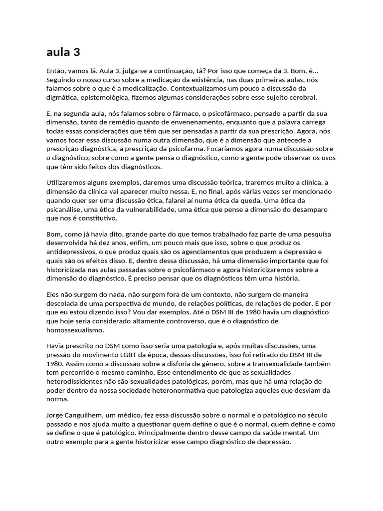 Aula 3 | PDF