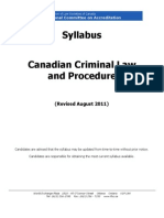 Criminal Law Syllabus Aug2011
