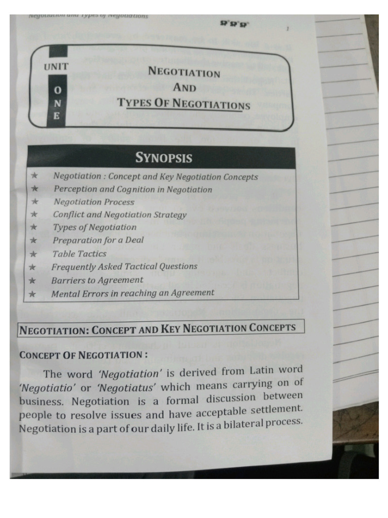 Negotiation Skills | PDF