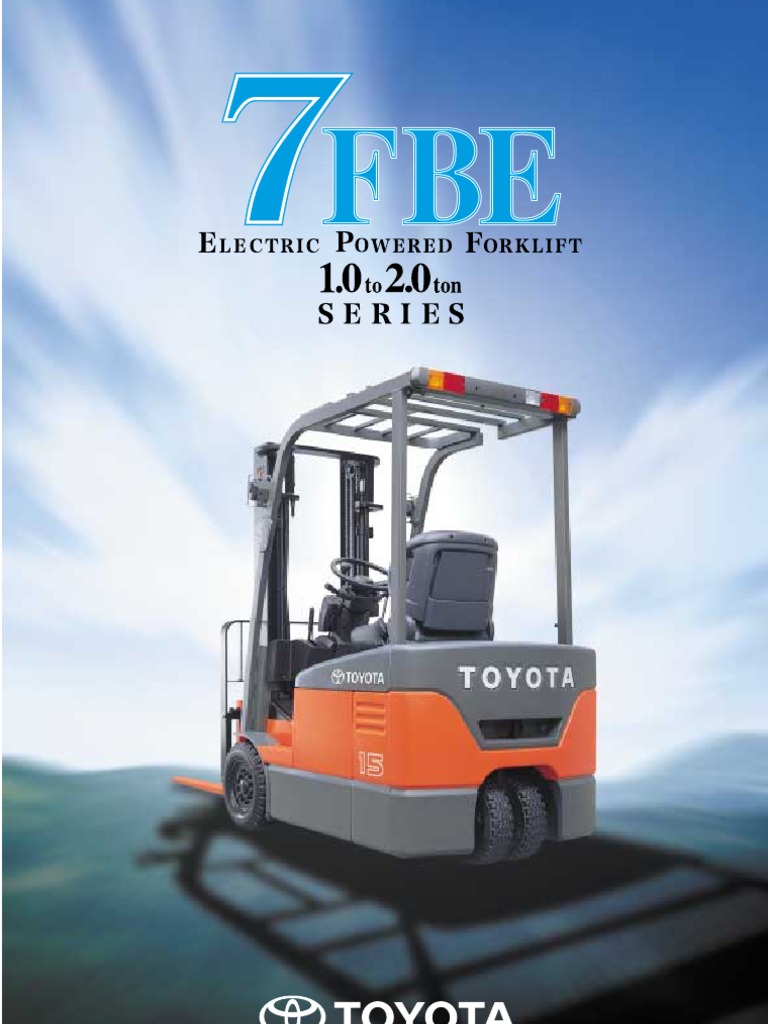 Toyota 7FBE Series Forklift Specs | PDF