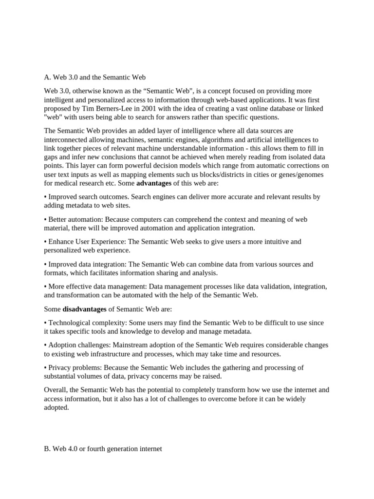 Emtech Web 3.0 and 4.0 | PDF | Semantic Web | Computers