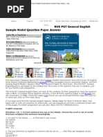 Download General English Sample Model Question Paper Answer by Varaprasad Reddy SN76707949 doc pdf